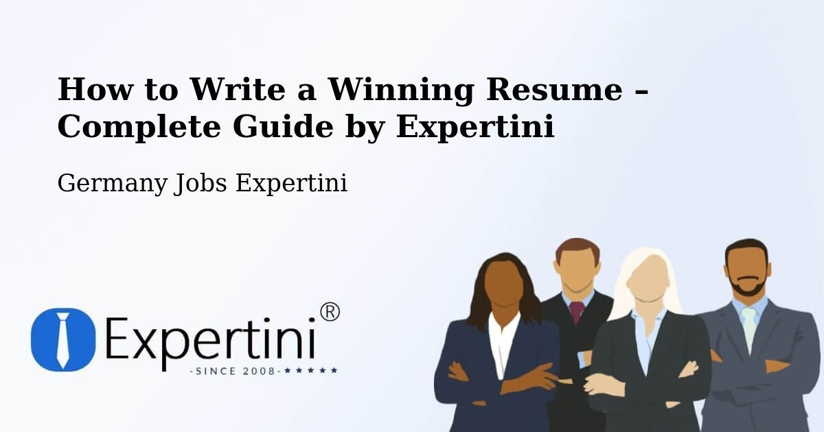 Resume Writing Guide for Job Seekers – Sulzberg - Sulzberg, Germany Jobs Expertini